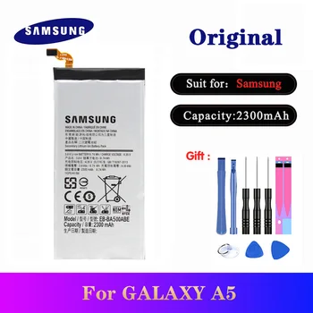 

Newest Original Battery EB-BA500ABE For Samsung Galaxy A5 2015 SM-A500 A5000 A5009 A500F Phone High Quality Bateria AKKU 2300mAh