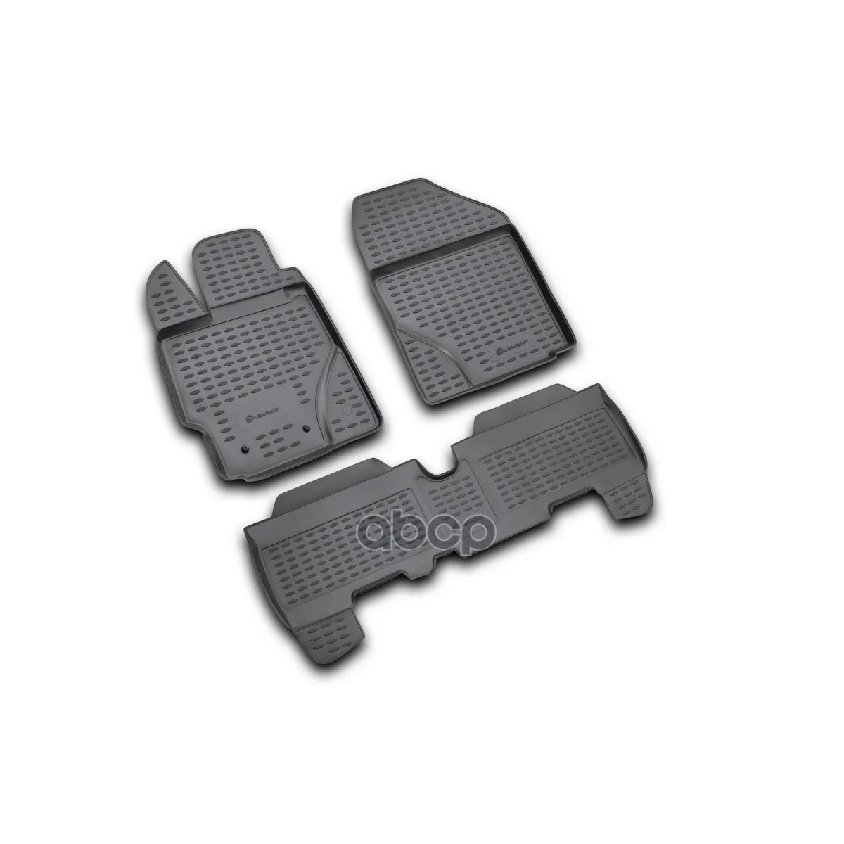 Коврики В Салон Toyota Yaris 01/2006-2010, 3 Шт.(Полиуретан) ELEMENT арт. NLC.48.10.210k