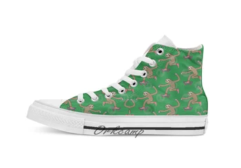 

Skater Sloth Custom Casual High Top lace-up Canvas shoes sneakers Drop shipping