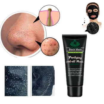 

Bamboo charcoal black masks tearing clean T area membrane purifying black spots deep cleansing acne defects facial wrinkles