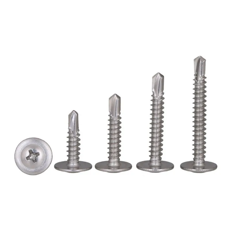 Philips 201 Stainless Steel Round Head Self Tapping Point Tail Screw M3 M4 M5 