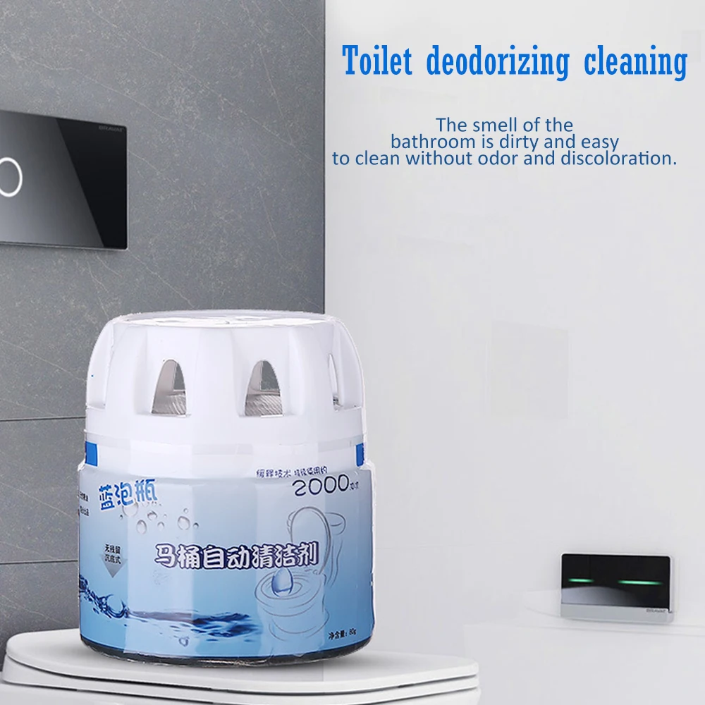 Вспенивающие очистители автоматический очиститель для туалета Magic Flush Bottled Helper Blue Bubble Amazing