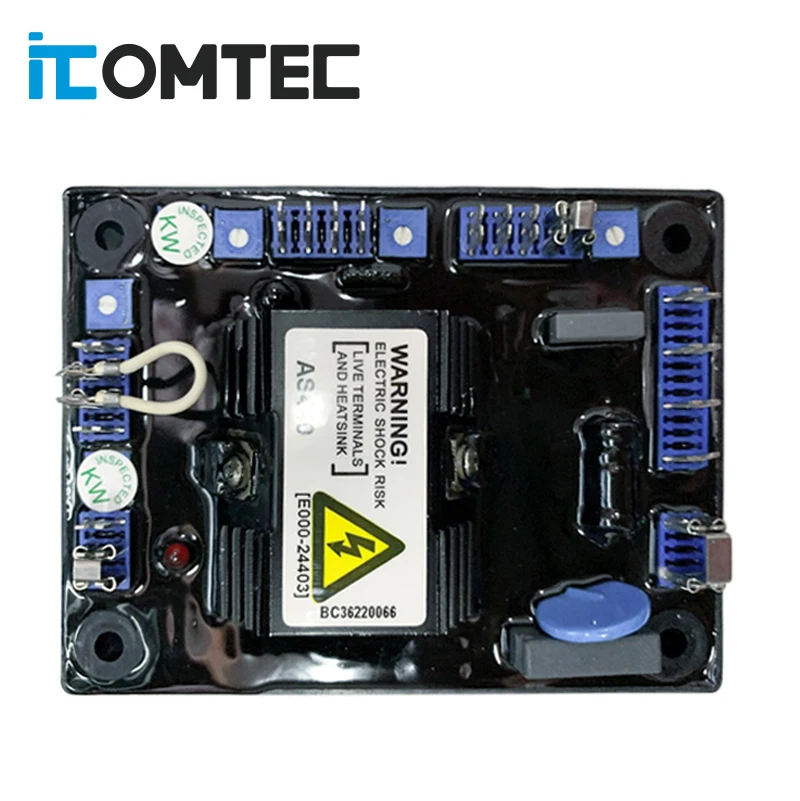 Regulador de Tensão As440 Avr Gerador Diesel sem Escova Genconjunto Boa Qualidade Capacitor