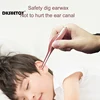 Baby Ear Cleaner Tweezer Soft Ear Picks LED Flash Light Ear Wax Curette Picker Ear Cleaning Tools Ear wax Dig removal Earpick 2