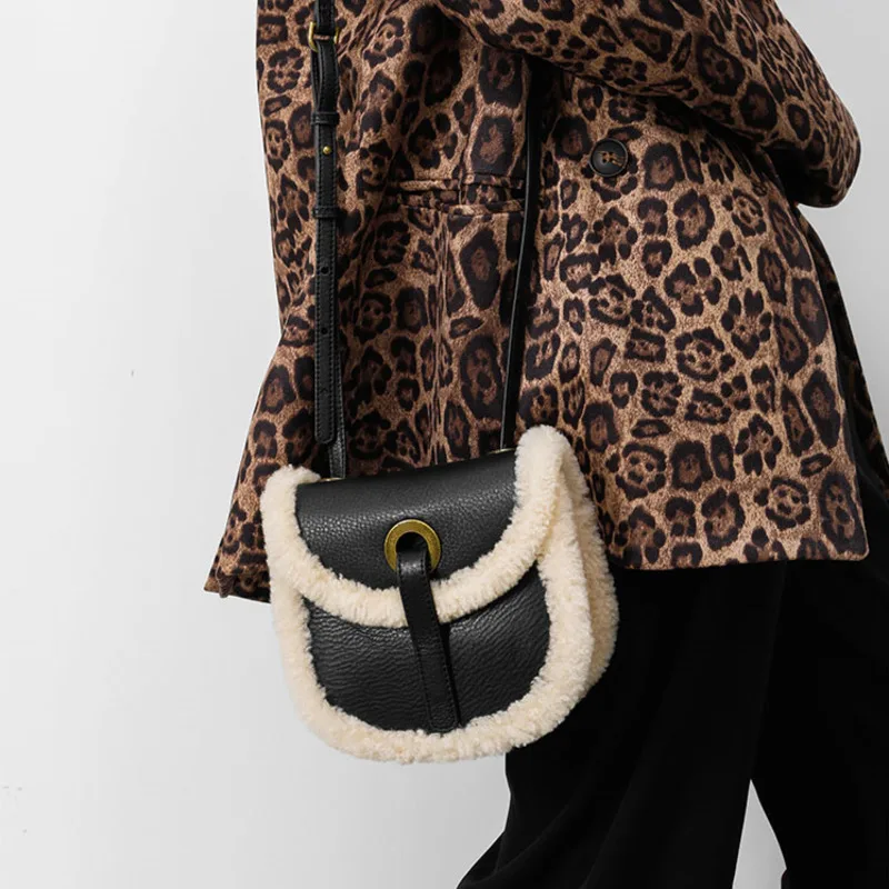 BXX Sac/ модные осенне-зимние роскошные женские сумки, дизайнерские классические плюшевые популярные цветные сумки через плечо ZF434
