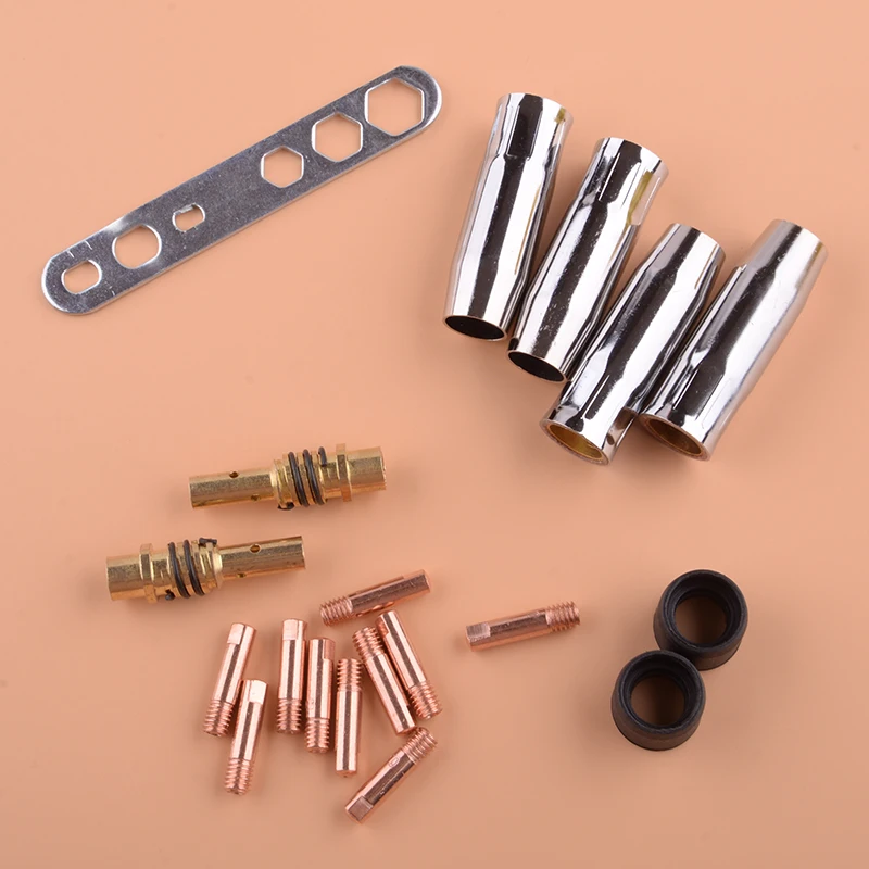 

Сварофонарь MB15AK MIG/MAG, контактные наконечники 0,8 мм, держатель газовой насадки M6, комплект аксессуаров