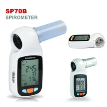 SP70B Digital Spirometer Handheld Bluetooth Lung Function Tester Breathing Spirometry Diagnostic Software FVC VC SVC MVV CE,FDA
