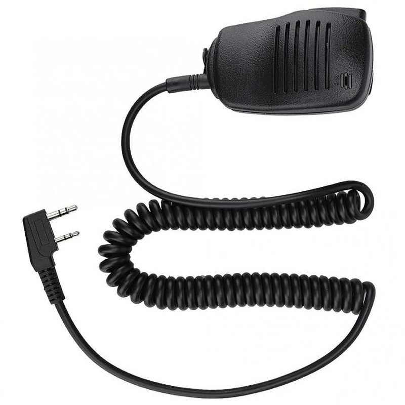 2 Pin Ptt тяжелый Динамик микрофон Водонепроницаемый для Kenwood Puxing Wouxun Tyt Hyt Baofeng Uv5R 888S радио
