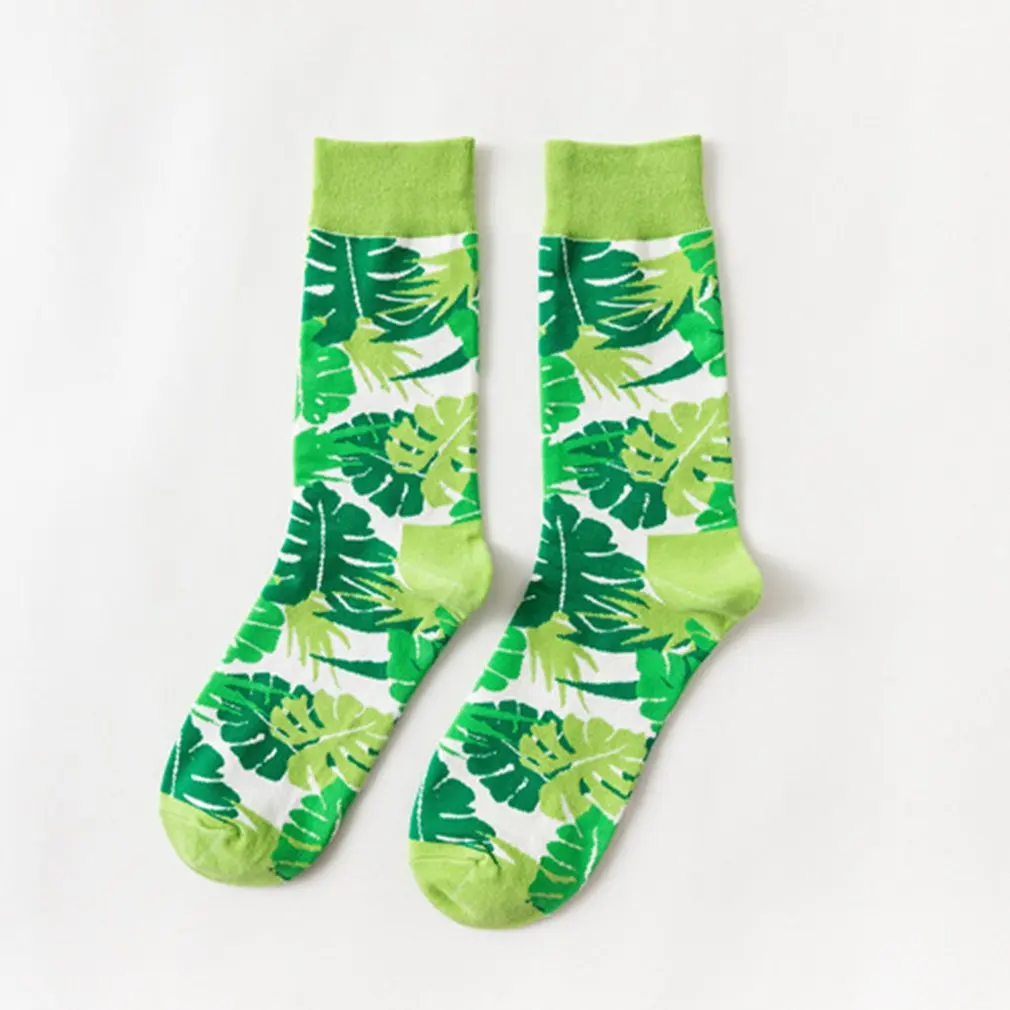 Harajuku/женское растение кактус с узором, носки с кактусами, растительный шар, кактус, Harajuku, для девочек, хлопковые носки, Chaussettes Femme