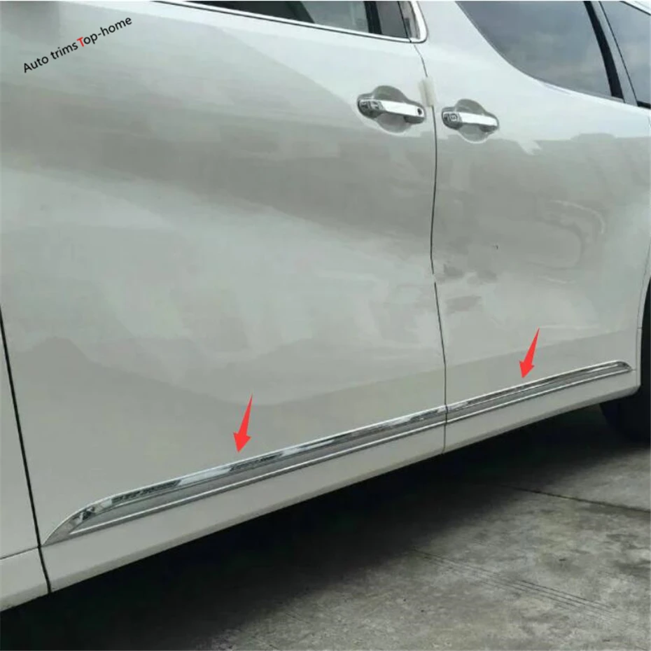 Yimaautotrim внешний корпус автомобильной двери литье Нижняя крышка отделка Наружные молдинги для Toyota Alphard/Vellfire AH30