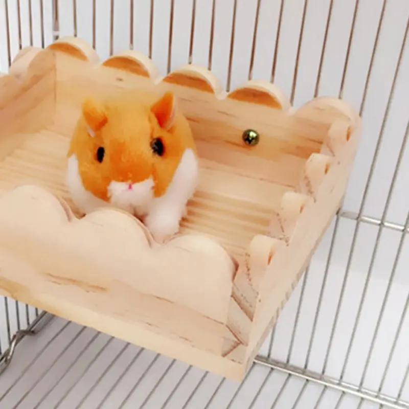Pet деревянные качели, лестницы и отдыха платформы набор для мыши, шиншиллы, крысы