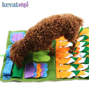 

Pet Dog Mat Dog Sniffing Training Mat Snack Mat Blanket Feeding Mat Piecing Multi-color Dog Toys Educational Pet Supplies