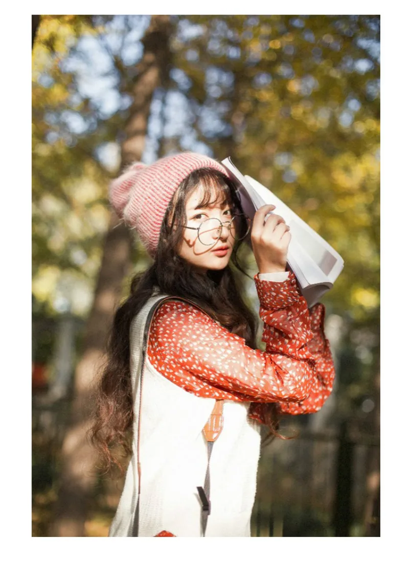 Women Winter Hat Knitted Beanie Hat Cashmere Knitted Hats for Women Cap Winter Autumn Rabbit Fur Ladies Solid Beanies Bonnet