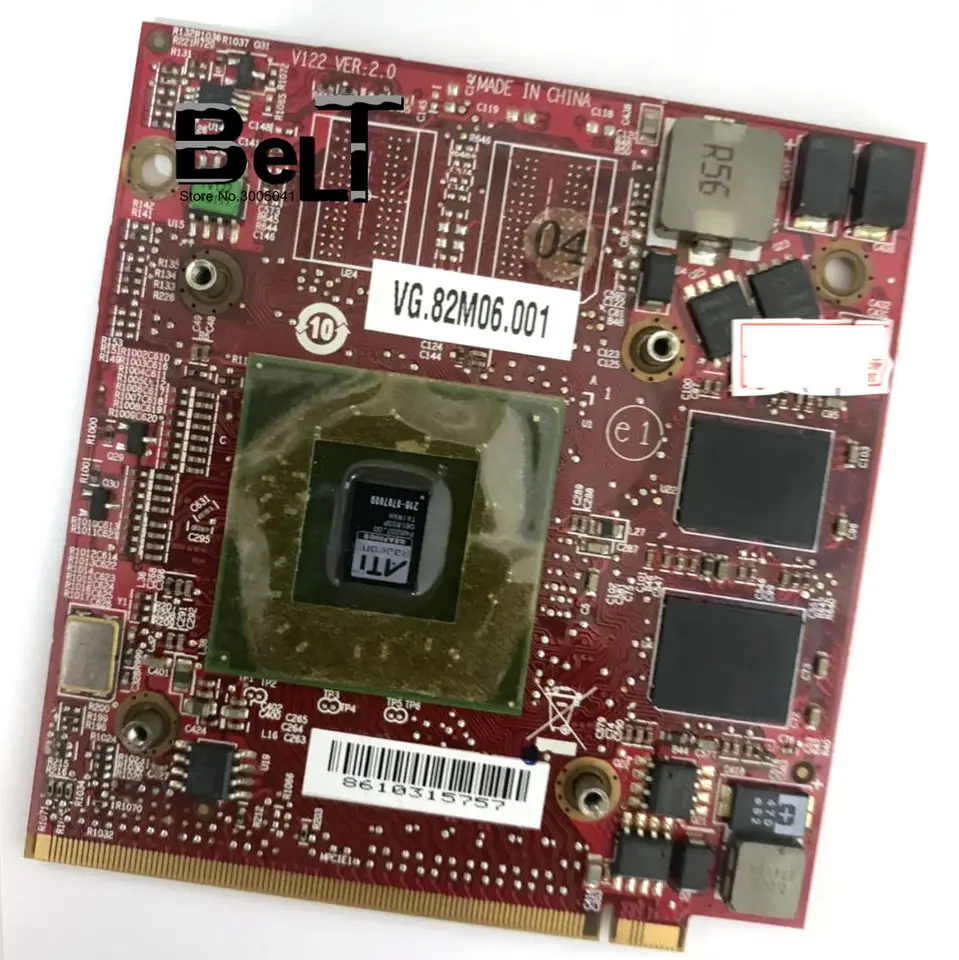 for ATI Mobility Radeon HD 3470 HD3470 256MB MXM II Video