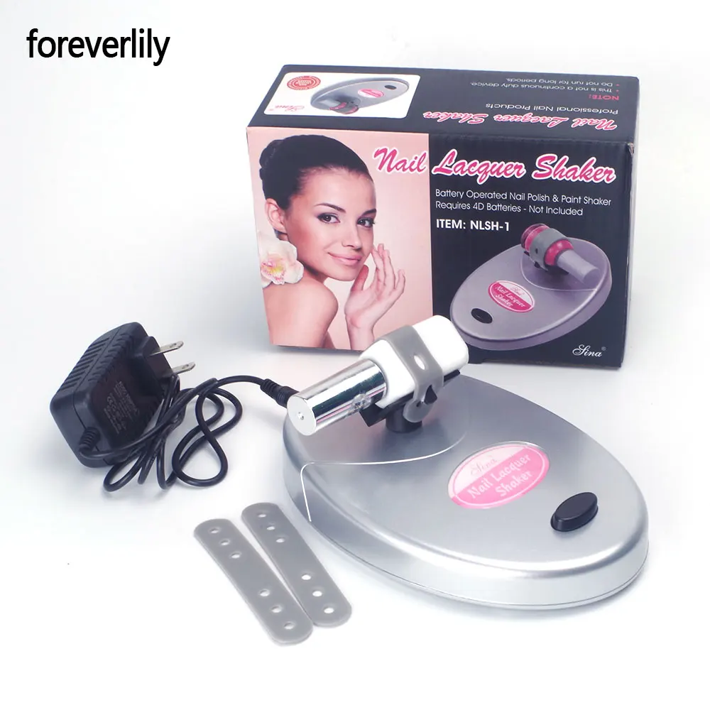 Kaufen Foreverlily Nagel Lack Shaker Einstellbare Nagel Gel Polish Lack Flasche Schütteln Maschine Schütteln Gleichmäßig Tools für Nail art Tattoo