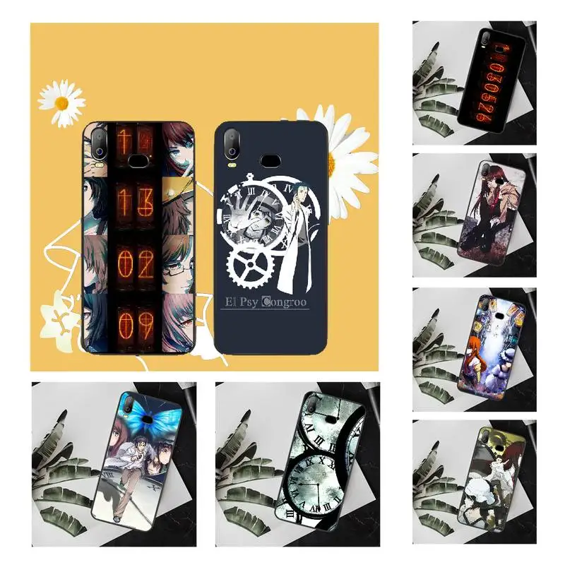NBDRUICAI Steins Gate TPU черный чехол для телефона Корпус Samsung A10 A20 A30 A40 A50 A70 A71 A51 A6 A8 2018 |