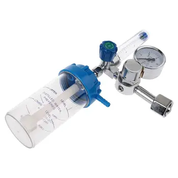 

Pressure Regulator O2 Medical Oxygen inhaler Pressure Reducing Valve Oxygen Meter G5/8" 0-10L/min 35ED