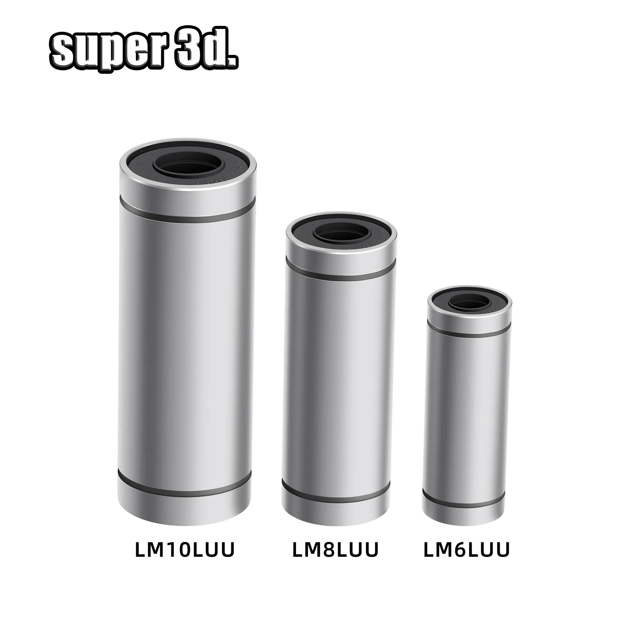 2 шт. LM6LUU/LM8LUU/ LM10LUU 6 мм 8 10 Длинный линейный шариковый подшипник|bush|bushings 8mmbush bearing |
