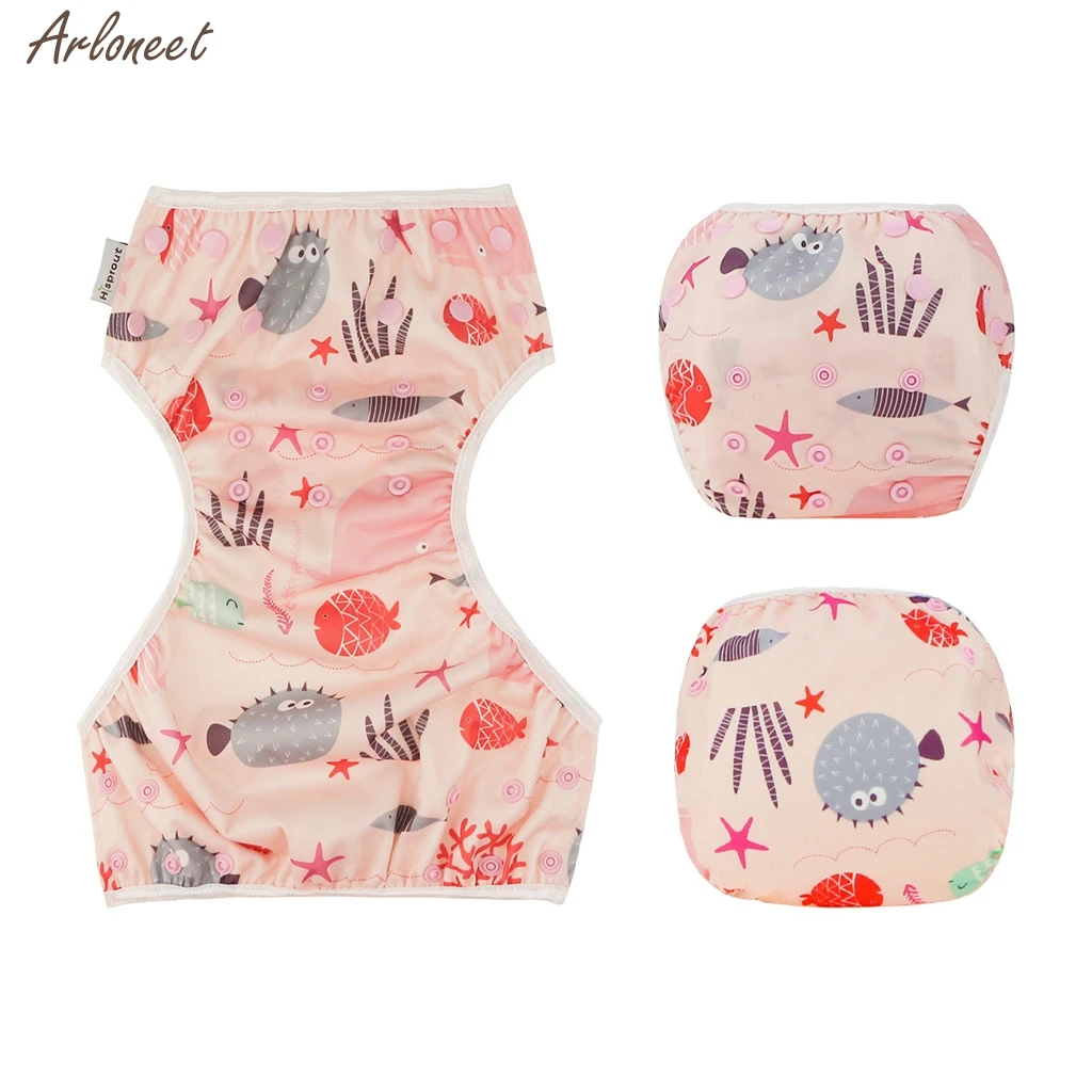 Swim Diapers Toddler Baby Boy Girl Swim Diapers Reuseable Adjustable for Baby Swimming Lesson Summer Pants High Quality