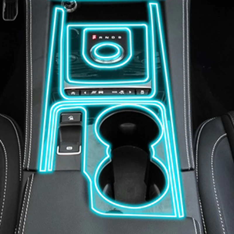 

Аксессуары для стайлинга автомобиля, прозрачная Защитная панель из ТПУ, декоративные наклейки для Jaguar F-PACE 2016-2020