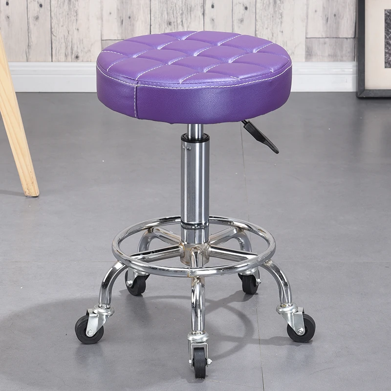 Регулируемые парикмахерские кресла гидравлический поворотный стул на роликах