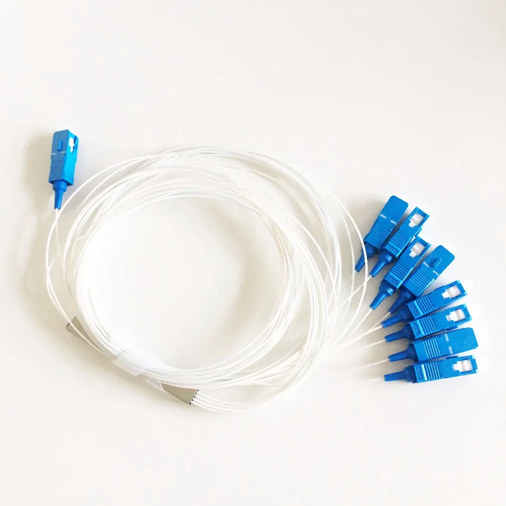 50 шт. SC APC или PC UPC одномодовый волоконно оптический FTTH 0 9 мм Мини ПЛК Сплиттер