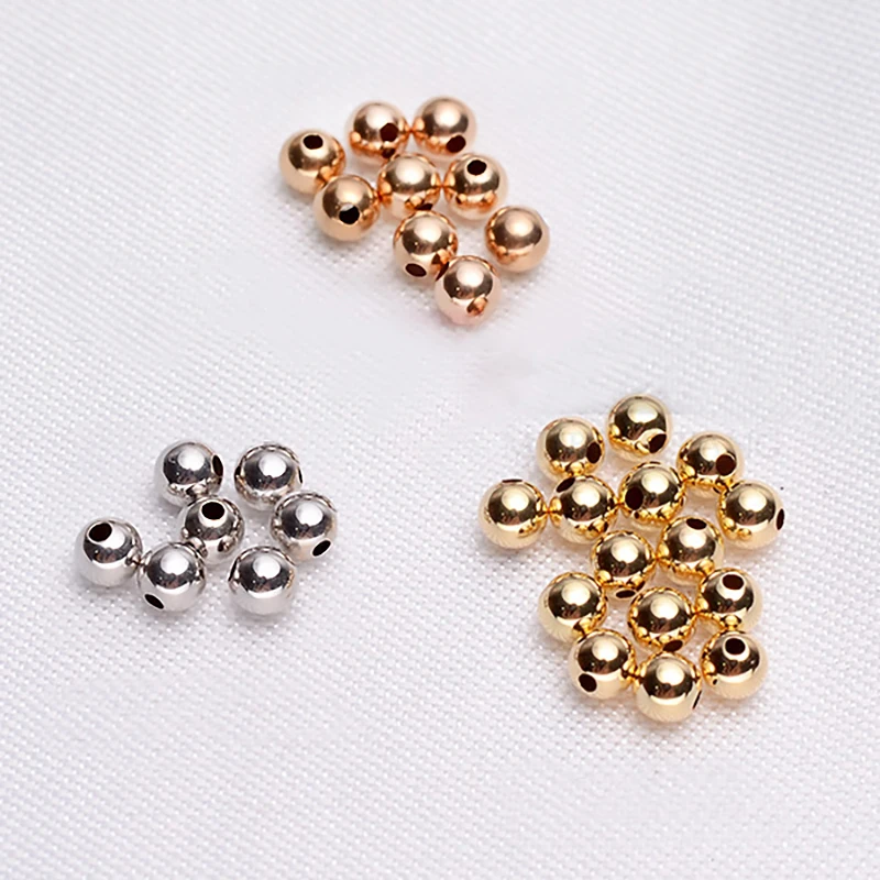 18k gold beads (4)