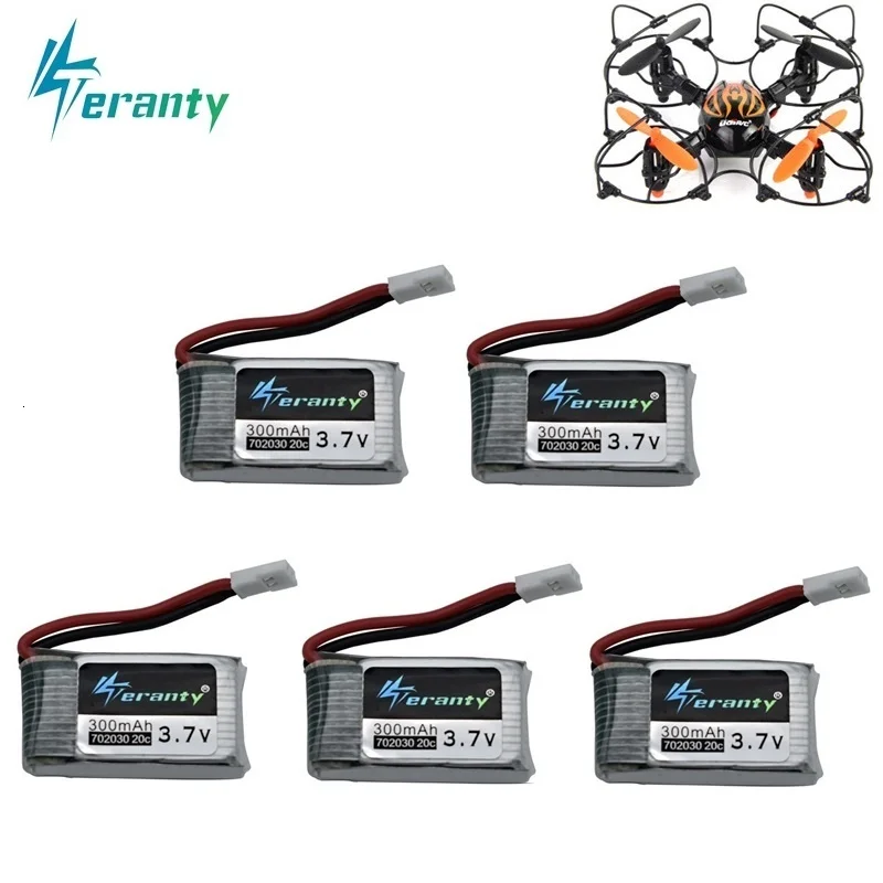 Drone Battery For E55 FQ777 FQ17W DFD F180 FY530 U816 U830 3.7V 300mAh lipo battery RC Quadcopter Spare Part 1-5pcs | Игрушки и хобби