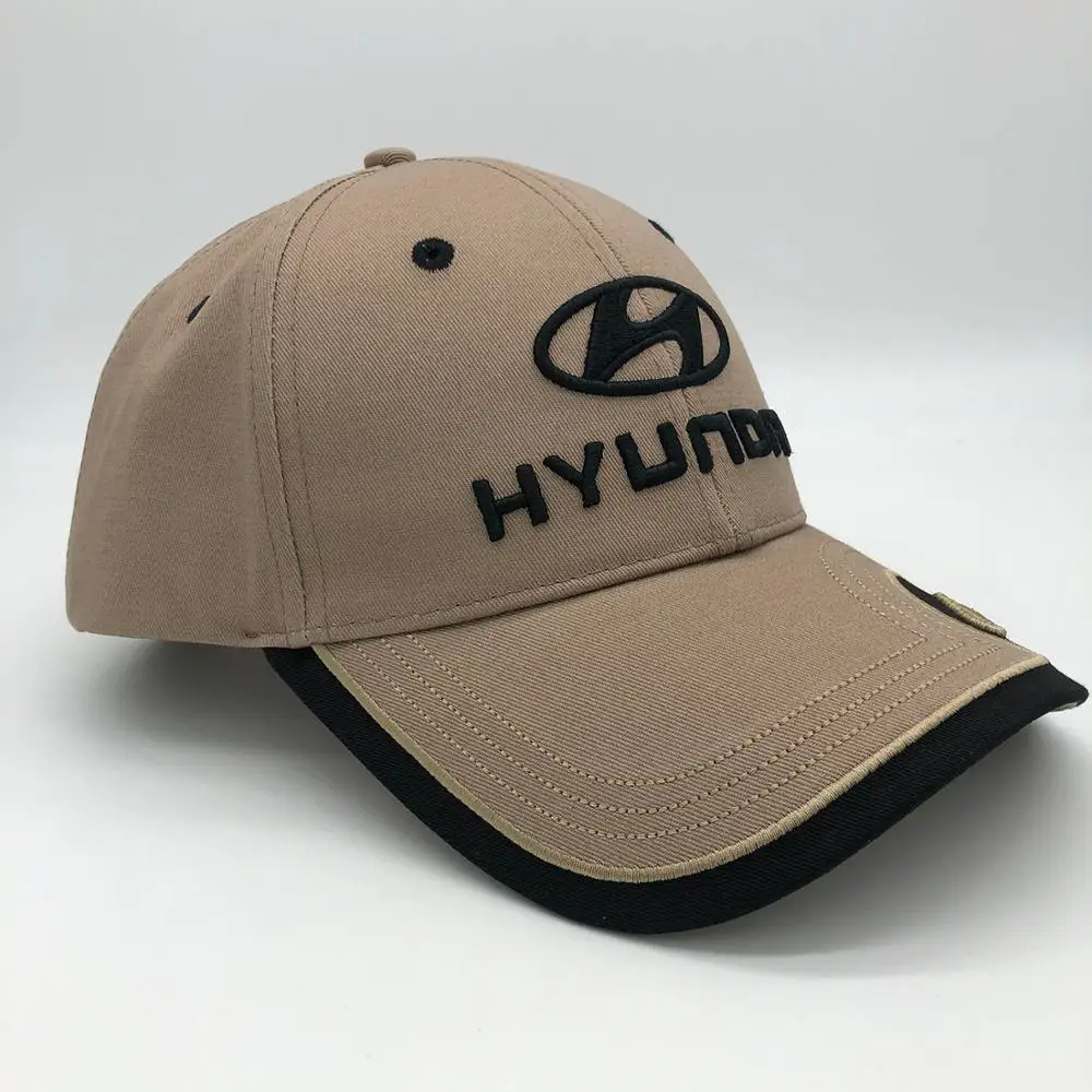 Автомобильная бейсболка с вышитым логотипом hyundai, рекламная Кепка с регулируемым капюшоном для мужчин и женщин