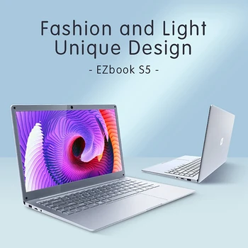 

Jumper EZbook S5 14.0 Inch Laptop Apollo N3350 6GB DDR4L+64GB EMMC Windows 10 1920*1080 FHD Ultrathin Notebook