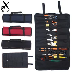 Sacs à outils multifonctions Oxford, rouleaux pliants portables étanches Multi poches pour électricien sac de réparation boîte à outils organisateur de rangement 