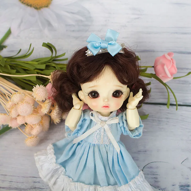 Новое поступление кукольный парик для 1/8 5-6 дюймов Bjd SD ob11 маленькие куклы модный стиль высокотемпературные волокна волосы куклы аксессуары