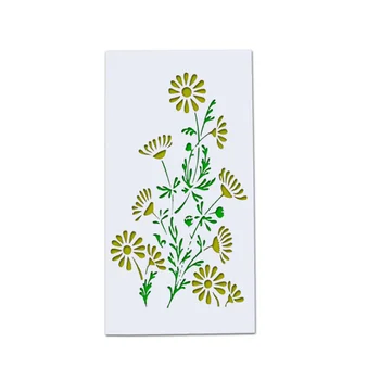 

1pc Plant Spray Pattern Painting Template For Painting Wall Scrapbooking Photo Album Embossing Bullet Journal Stencils Reusable