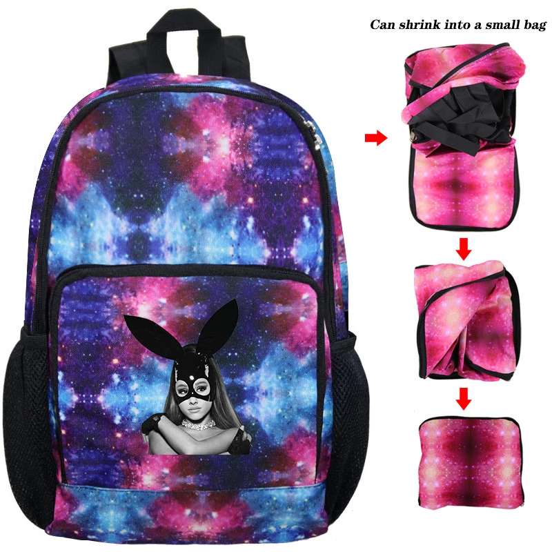 Нейлоновый женский рюкзак Ariana Grande, сумки Kpop, стильные однотонные рюкзаки, Mochila Feminina Mujer, дорожная сумка для девочек-подростков, школьный ранец - Цвет: Backpack 19