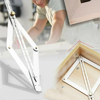 

Stone Protractor Wood Workshop Stainless Steel Square Ceiling Artifact