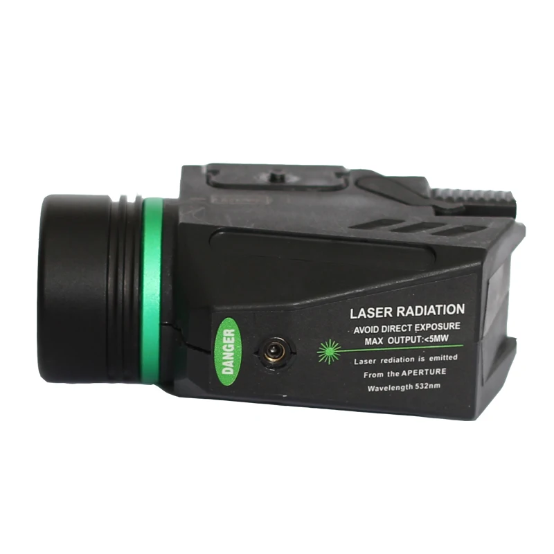Тактический светодиодный фонарь Magorui 150 люмен и красный/зеленый лазерный прицел с 20 мм Пикатинни