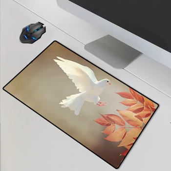 

Yuzuoan Anime & Animal Custom Large Computer Table Mouse Pad Rubber Non-slip Locking-edge Thick Wear-resistant Gaming Mouse Pad