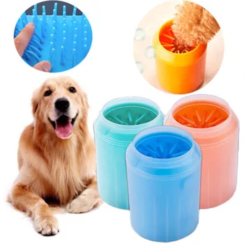 

Dog Paw-Cleaner Portable Cleaning Brush Cup Outdoor Mud Pet Supplies Washing