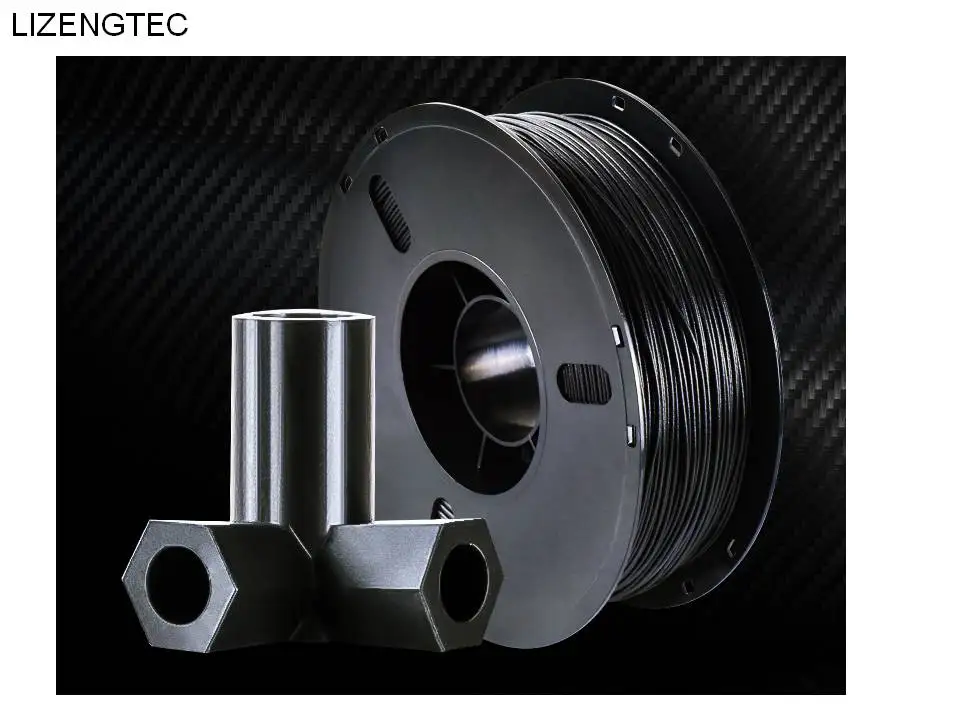LIZENGTEC Non-toxic 1.0Kg PLA Carbon Fiber Antistatic 1.75mm 3D Printer Filament ESD Material Suitable for 3D Printer & Pen
