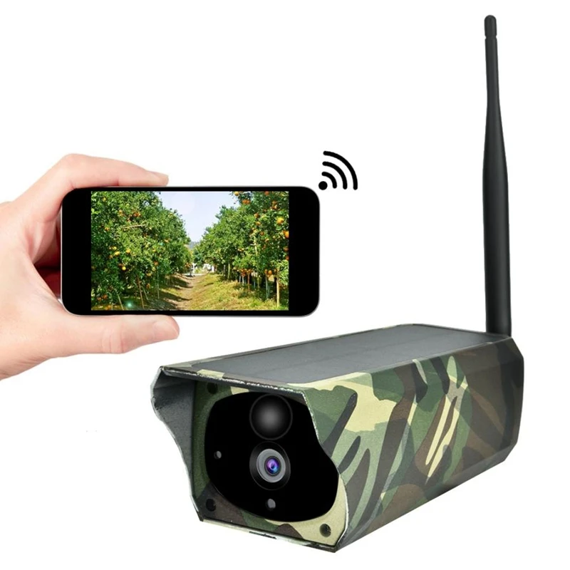 Интеллектуальная камера наблюдения, солнечная мощность, Wifi, ip-камера, беспроводная, для улицы, в помещении, водонепроницаемая, HD 1080 P, ночное видение, приложение, удаленное M