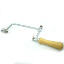 Регулируемый лук пилы с деревянной ручкой Ювелирная рама пилы ручные инструменты