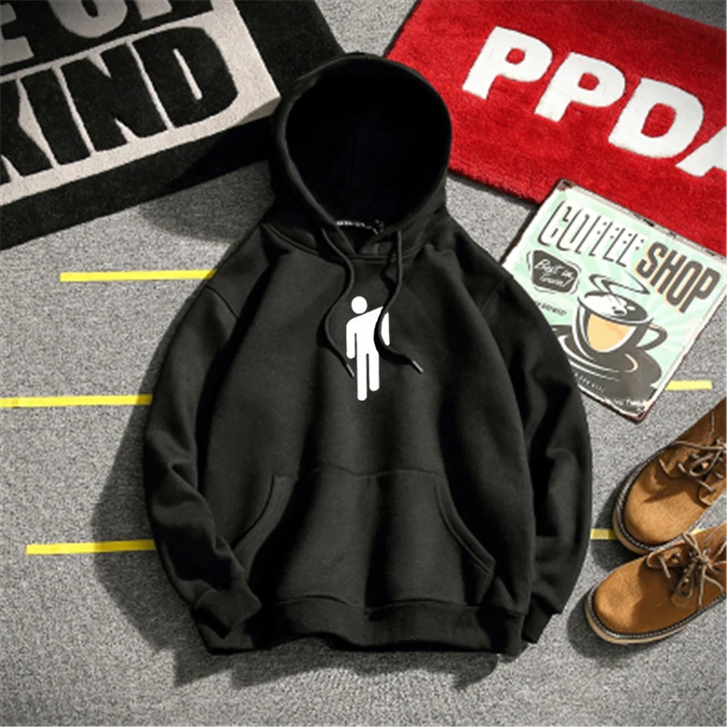 

Billie Eilish Sweatshirts Plus Size Couple Hoodies Casual Women Man Hooded Pullover Letter Print Tops Street Style Sweatshirts