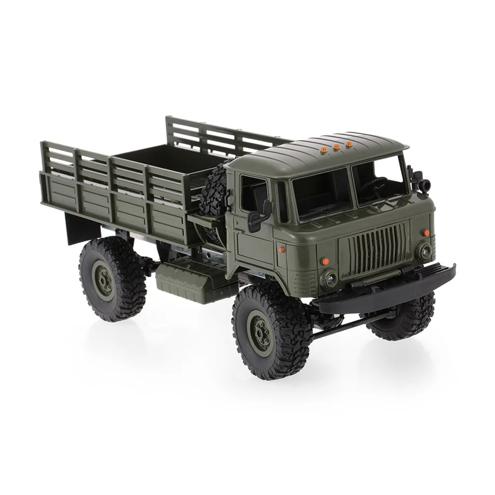 WPL B 24 1/16 2 4 GHz военный грузовик RC внедорожный армейский автомобиль электрический с