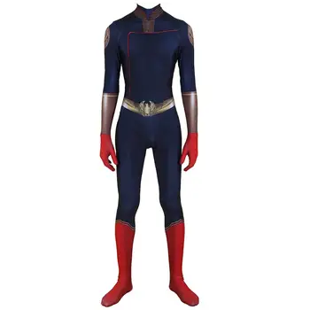 

The Boys Homelander Cosplay Costume Zentai Jumpsuit With Cloak For Mens Halloween Party