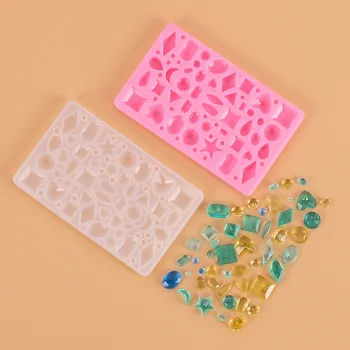 

Crystal Epoxy Time Gem Silicone Mold Silicone mould for water drop handmade jewelry fondant molds