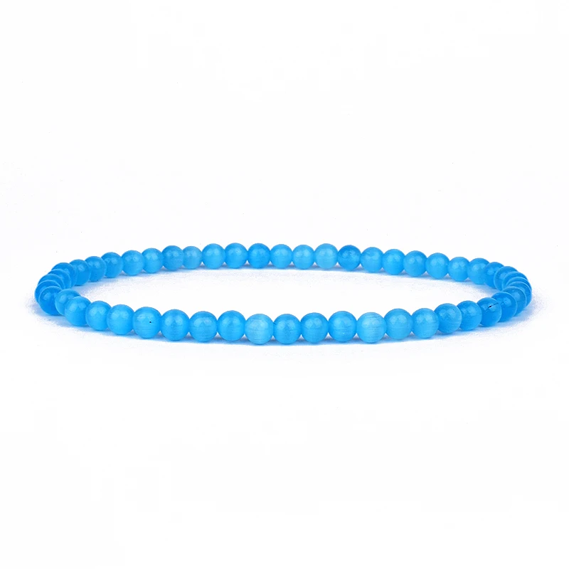 Mini Energy Charm Bracelet with Natural Stone Beads – Yoga Healing Jewelry for Women and Men, Best Friend Gift