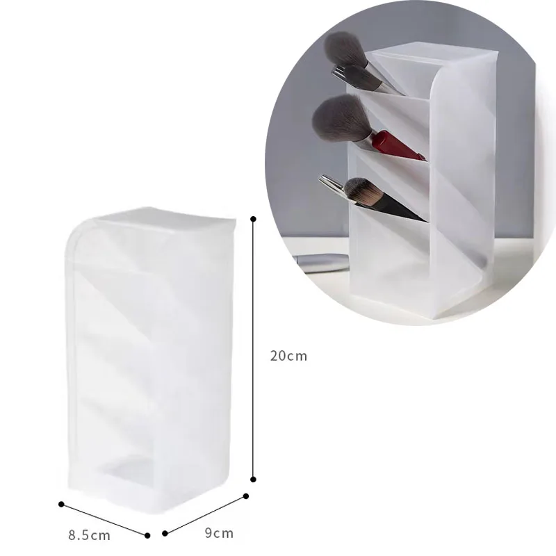 Plastic Makeup Bathroom Storage Box Cosmetic Organizer Desktop Make Up Jewelry Storage Case Sundries Table Container Organizer 