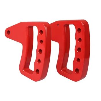 

New Red Front Aluminum Grip, Tough Man Handle, Front Handle, Modified Car Handrail, Suitable for Jeep Wrangler 2007-2018 JK Jku
