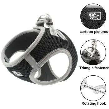 

Strap Durable Soft Reflective Dog Lash Dog Walking Lash Dog Harness Pet Vest Dogs Chest Strap Puppy Harness Adjustable