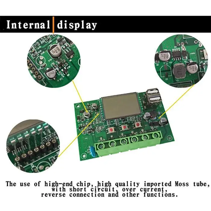 Солнечный контроллер 24V зарядка солнечных батарей 186g контроллер USB зарядка мобильного телефона 10A, 20A, 30A